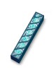 Aqua Totem Pole Wood Mezuzah Case | Mezuzahs | Judaica